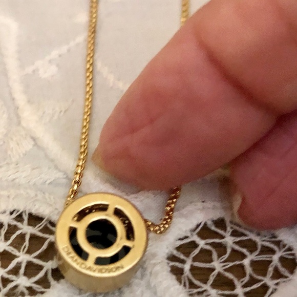 Dean Davidson Knockout Black Onyx Necklace 22K Plated Yellow Gold - Picture 4 of 4